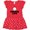 Red with Polka Dots, variant on Inktastic Chicken Life Gift Toddler Girl Dress