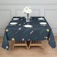 thumbnail image 3 of 52x52 Inch Waterproof Square Tablecloth, Thickened Polyester Table Cover for Dining & Parties, Floral Print, 3 of 6