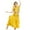 Yellow, variant on YOUSNH Outfits for Girls Kids Girls Belly Dance Sequin Dance Wear Carnival Sets Clothes Set Hot Pink 5-6 Years