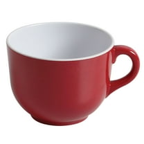Excellante Passion Red melamine dinnerware collection 23 oz mug, comes in each