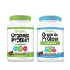 Orgain - Organic Vegan, Gluten Free Plant Based Protein & Greens Powder - Creamy Chocolate Fudge (1.94 LB) + Protein Powder - Creamy Chocolate Fudge (2.03 LB)