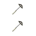 thumbnail image 2 of Billuyoard Azada Manual para aflojar el suelo, deshierbe, jardinería, rastrillo de malas hierbas, extractor de flores, accesorios de granja para patio 30x16cm 2piezas Billuyoard CBP163729, 2 of 5