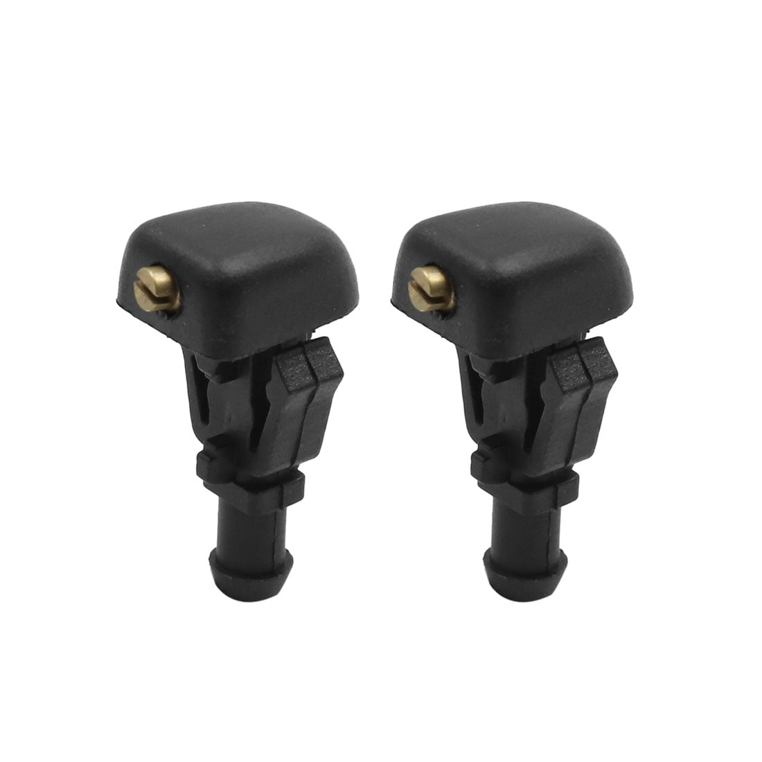 2pcs Black Plastic Front Windshield Wiper Washer Nozzles 289317S000