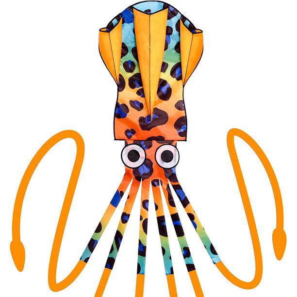Great Outdoor Toy for Beach Park Lawn Games Octopus Kite|Kites for Kids Adults Easy to Fly 