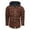 Coffee, variant on Meichang Flannel Shirts for Men Big and Tall Plaid Hoodies Streetwear Button Down Shirt Jacket Regular Fit Long Sleeve Lightweight Jacket with Quilted Lined