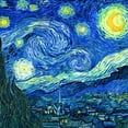 thumbnail image 3 of CafePress - Van Gogh Starry Night T Shirt - Women's Traditional Fit Dark T-Shirt, 3 of 4