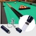 thumbnail image 3 of Billiard Pool Snooker Stick Shaper Cue Tip Pick Keychain Repair Tool Black, 3 of 7