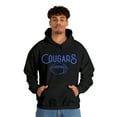 thumbnail image 6 of Unisex Heavy Blend™ Hooded Sweatshirt Cougars Mascot Blue, 6 of 9