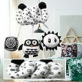Kid Activity Black White Spiral Hanging Plush Animal Toy Hanging Child