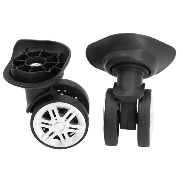 Castor de Maleta Universal, Equipaje de Ruedas Universales 1 Parque absorbente de 360 Grados Castors Para Equipaje