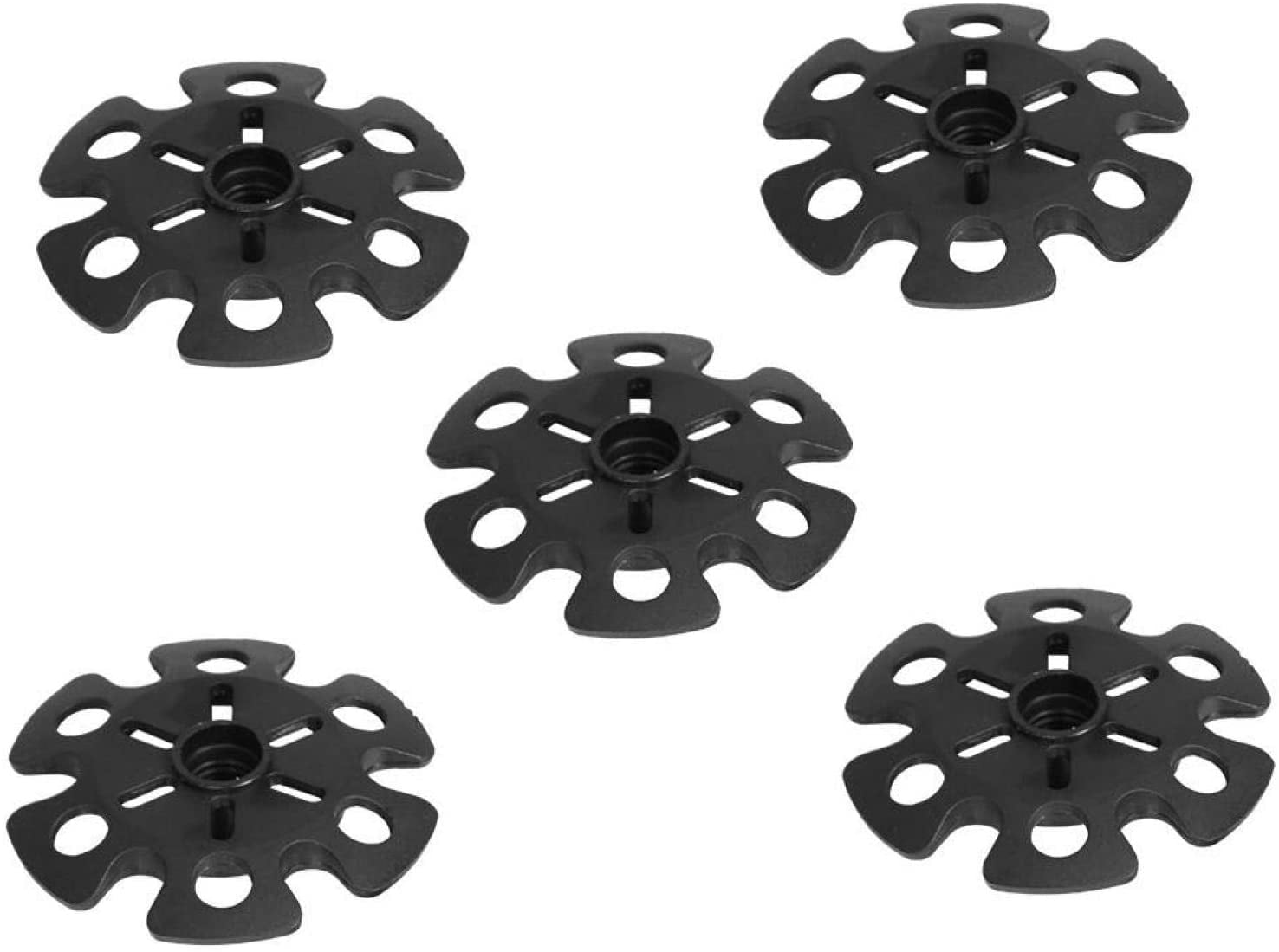 Set De 6 Rondelles Pour Bâtons De Randonnée Universels | Protection De Pointe En Plastique Durable | Pour Ski, Neige, Sentiers