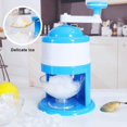 thumbnail image 2 of Trituradora de hielo manual, Máquina de hielo raspado con manivela Trituradora de hielo Máquina de cono de nieve Herramienta de cocina para el hogar, 2 of 5