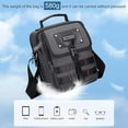 thumbnail image 5 of WITZMAN Crossbody Bag for Men Small Travel Messenger Bag Shoulder Purse Side Bag for Work Traveling(B708 Silvery Grey), 5 of 7
