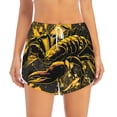 thumbnail image 2 of Xecao Urban Graffiti Scorpion Illustration for Double-layer Running Short for Women, Perfect for Gym, Tennis, and More, Featuring a Convenient Pocket-Large, 2 of 7