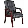 thumbnail image 3 of Boss Office Products Mid Back Wooded Guest Chair, 3 of 4