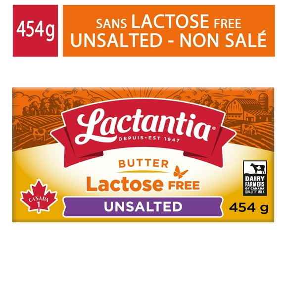 Lactantia Beurre Sans Lactose Non Salé 454g