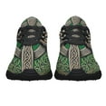 thumbnail image 5 of Irish Celtic Knot Cross Saint Patrick's Day Shoes Sneakers Black Size 12, 5 of 7
