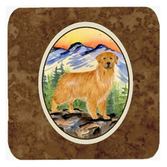 Golden Retriever Foam Coasters - Set 4