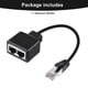 thumbnail image 3 of Cable divisor Ethernet RJ45, adaptador de red LAN RJ45 1 a 2, cable divisor Ethernet macho a hembra, apto para conectores de LAN Ethernet Cat5, Cat5e, Cat6 y Cat7., 3 of 8