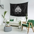 thumbnail image 3 of XMXT Wall Tapestry, Skeleton Ace Symbol Print Wall Decor Tapestry for Bedroom, 60 x 40 inches Black, 3 of 9