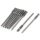 thumbnail image 1 of 100mm Largo 1/4" Punta Hexagonal 4mm Destornillador Magnético Ranurado 10 piezas, 1 of 3