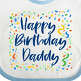thumbnail image 4 of Inktastic Happy Birthday Daddy Boys or Girls Baby Bib, 4 of 4
