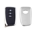 thumbnail image 2 of Xotic Tech Silver Smart Remote Key Soft Fob Cover Case Shell Protective For Lexus IS LS RC GX, 2 of 5
