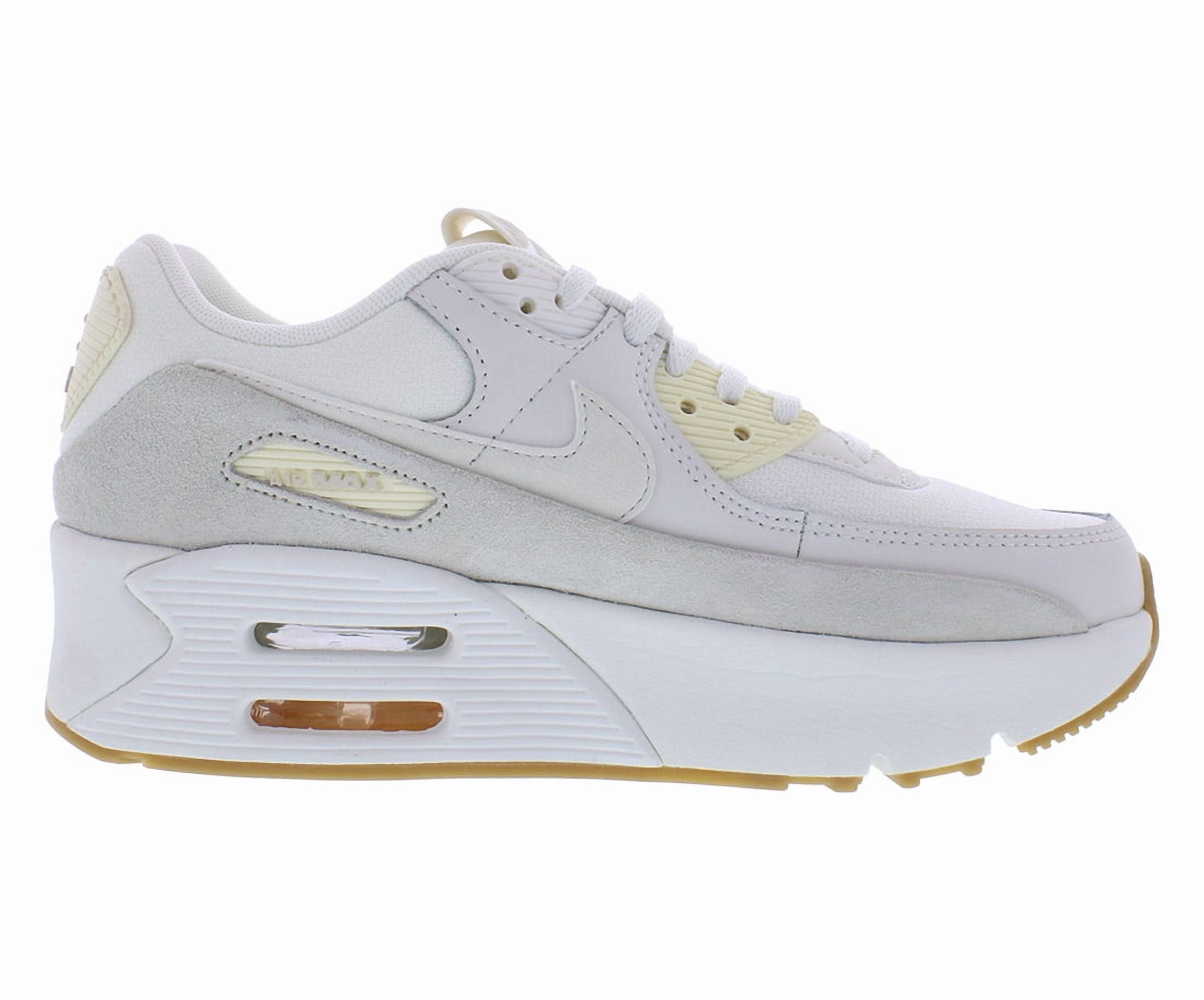 Nike Air Max 90 LV8 Womens Shoes Size 10, Color: Sail/Phantom/Light Orewood Brown