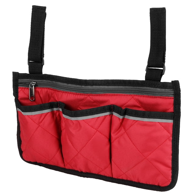 Bolsa lateral para silla de ruedas BuyWeek Bolsa de almacenamiento lateral colgante multifuncional