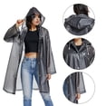 thumbnail image 4 of Poncho de lluvia UNIQUEBELLA EVA impermeable reutilizable para mujer, 4 of 7