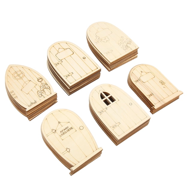 Adornos de madera sin terminar, 60 piezas de bricolaje de madera sin terminar Adornos de madera sin terminar Adornos de madera para manualidades confiables y duraderos