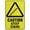 Warning Sign 5, variant on Caution Stay Back 10 Feet Until Gate Opens Warning Sign - 8"x12" Gate Security Metal Sign, Gate Safety Decor for Home Business Outdoor Indoor Yard Garage Street