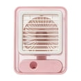 thumbnail image 2 of Desktop Mist Humidifier Fan USB Rechargeable Silent Compact Personal Air Circulator Adjustable Tilt Cooling Fan for Office Dorm Bedroom, 2 of 8