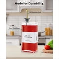 thumbnail image 3 of Dispensador de para Cocina, Botella de Vidrio de 17 Oz, Juego de Dispensador de Aceite y Vinagre con Vertedor., 3 of 5