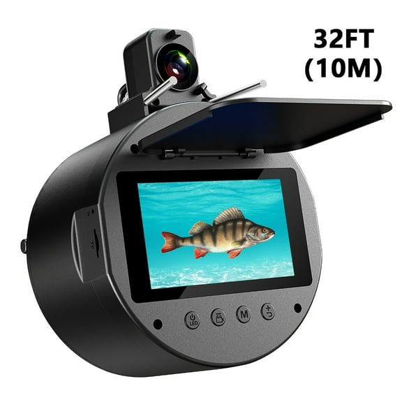Portables Underwater Fishing Camera with 9 Light and Night Model Professional Fish Finders for Clear Visibilities