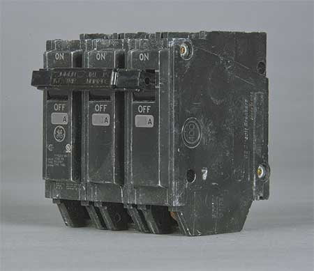 GENERAL ELECTRIC Circuit Breaker,60A,3P,10kA,240VAC THQL32060 by GE