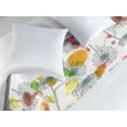 thumbnail image 2 of Springtime Bed Runner, Sketch Style Chamomile Artwork With Colorful Design Hues on Plain Backdrop, Decorative Accent Bedding Scarf for Hotels Homes & Guest Rooms, Queen, White Multicolor, by Ambesonne, 2 of 3