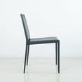 thumbnail image 3 of Chaise Latérale Moderne en Cuir Enduit Prima - Qualité Contractuelle, 3 of 6