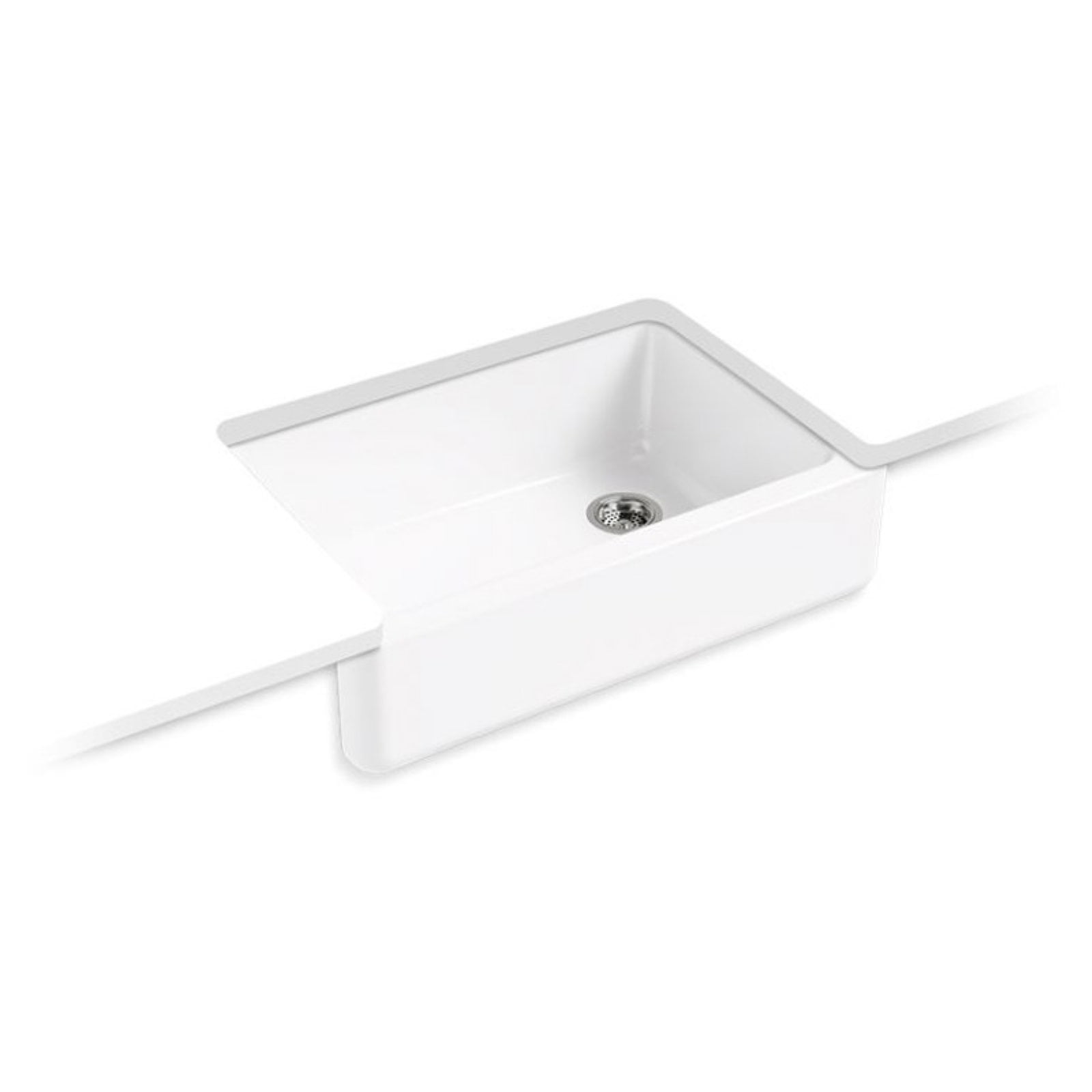Kohler Whitehaven K5827 Self Trimming Undermount Tall Apron Single