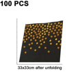 thumbnail image 2 of 100-Pack of Cocktail Napkins - 3- Ply Luxury Paper Holiday Napkins - Disposable Beverage Wedding Napkins, 2 of 4