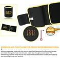 thumbnail image 3 of QRIC Sauna Sweat Waist Trimmer Body Shaper Premium Waist Trainer Workout Shapewear Wraping Belt, 3 of 6