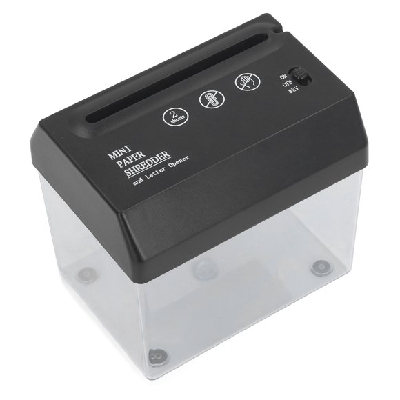 Portable Paper Shredder, Mini Paper Shredder Small with Non Slip Foam for Desktop