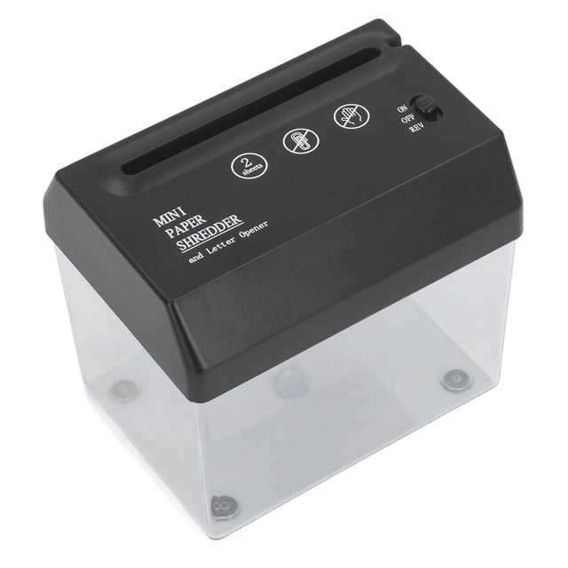 Portable Paper Shredder, Mini Paper Shredder Small with Non Slip Foam for Desktop