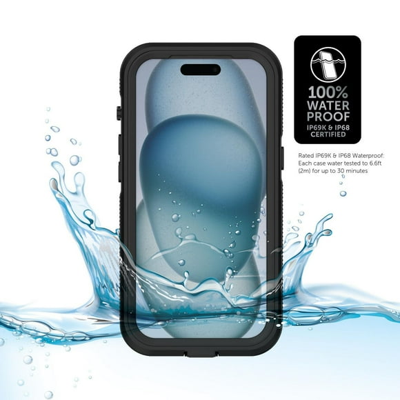 Body Glove Tidal Waterproof Case for iPhone 15, 360° Protection from the Elements
