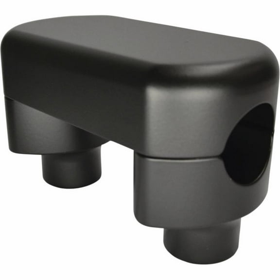 LA Choppers LA-7446-01M Hefty Handlebar Riser/Top Clamp Kit - 1-1/2in. Tall - Flat Black