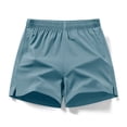 thumbnail image 2 of Pantalones cortos de secado rápido con cintura elástica para mujer: corte holgado, deportivos/casuales, cintura alta - S-XXXXXL, 2 of 3
