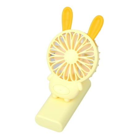 

Papaba Cooling Fan Mini Portable Cute Pig Bear Rabbit USB Rechargeable Handheld Clip on Cooling Fan