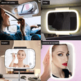 thumbnail image 5 of Espejo De Maquillaje De Visera De Coche Con 3 Modos Luz Led balnco, 5 of 5