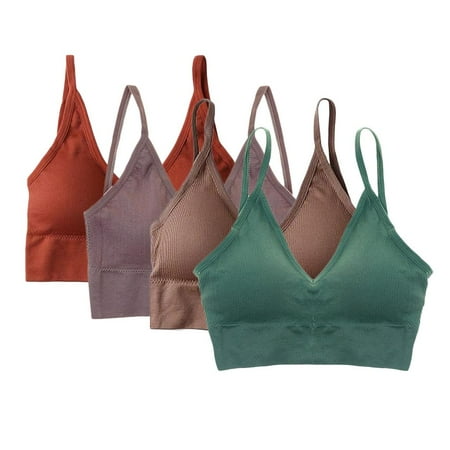 

Women s 4 Piece Padded Camisole Set with Comfortable Bra