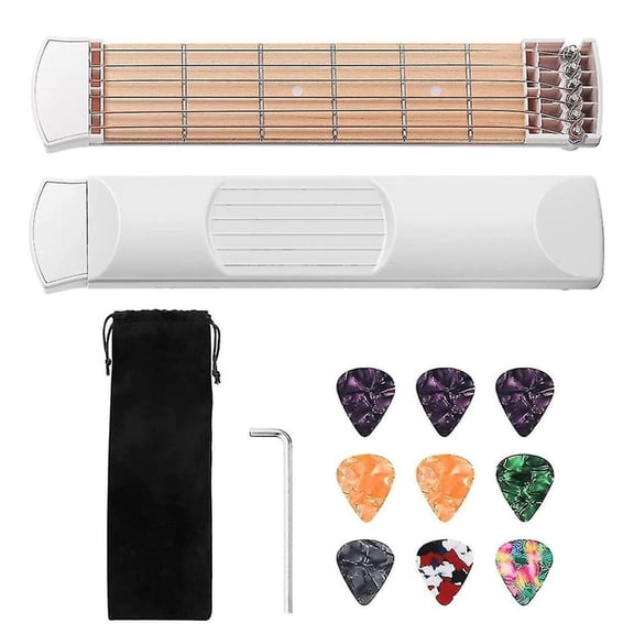 JZROCKER Mini 6 Frets Guitar Trainer Tool, Guitar Chord Trainer Portable Practice Tool
